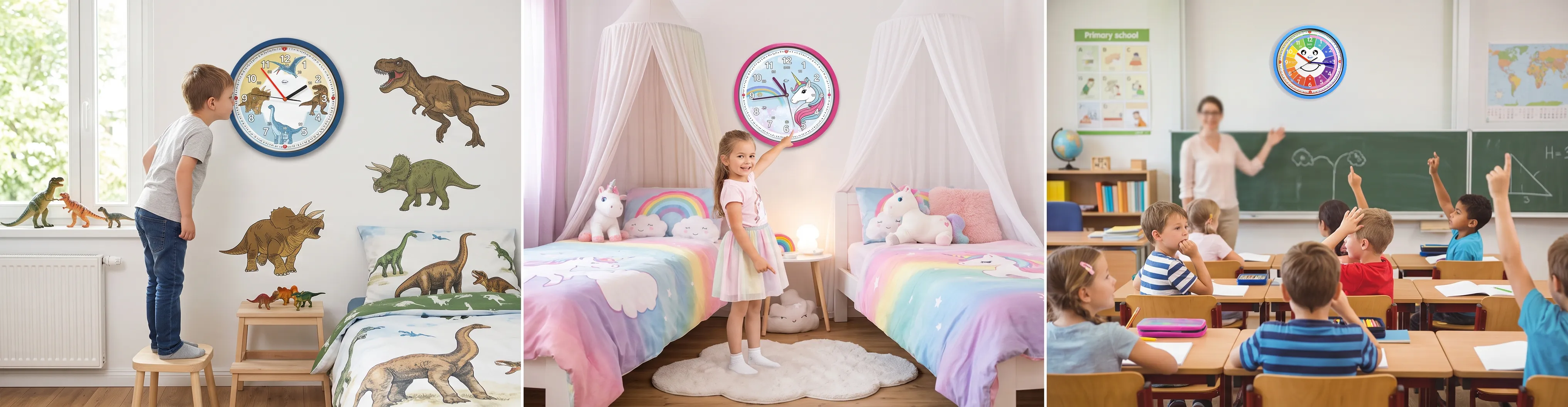 Wanduhren für Kinder