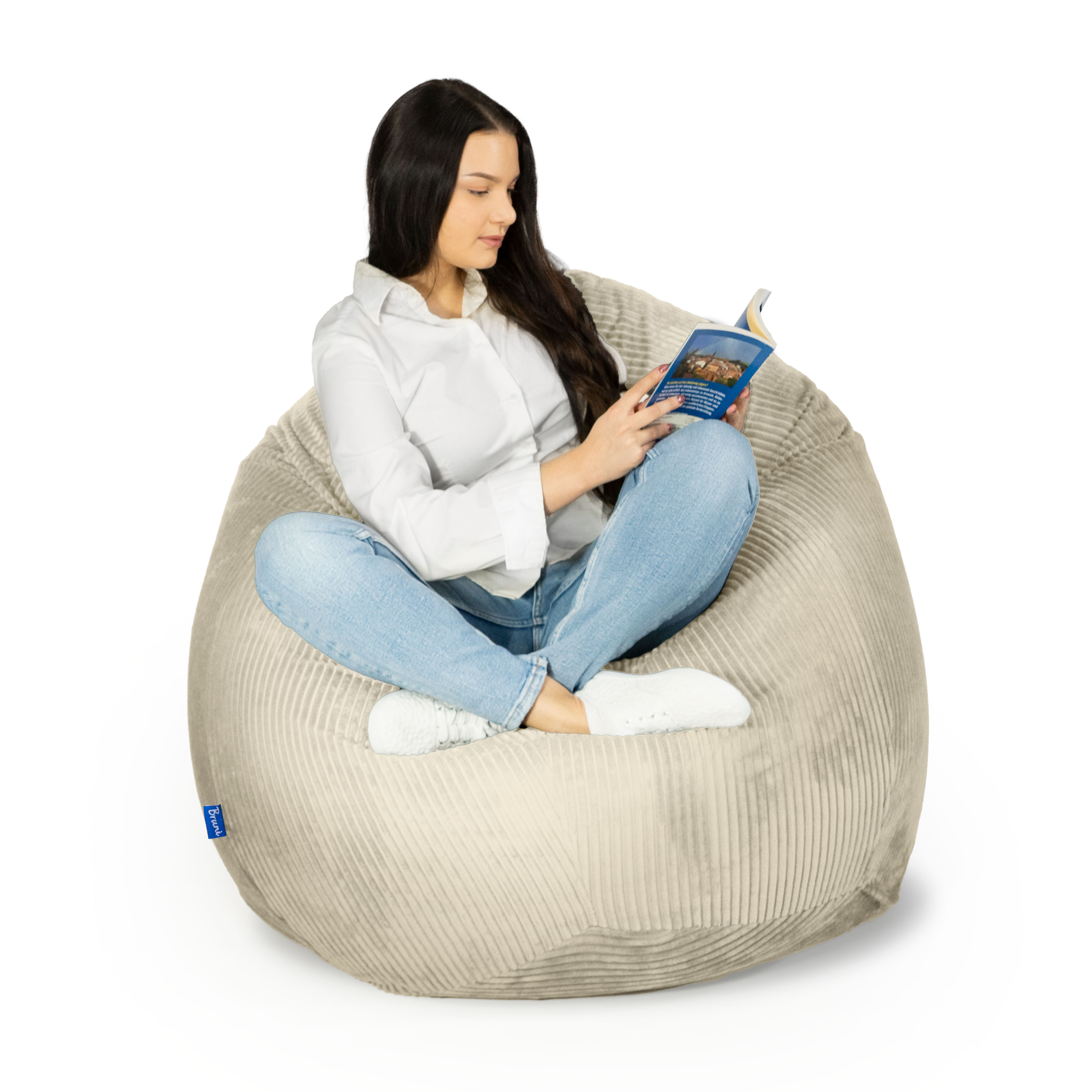 Bruni Classico Cord S in Beige - Indoor-Sitzsack