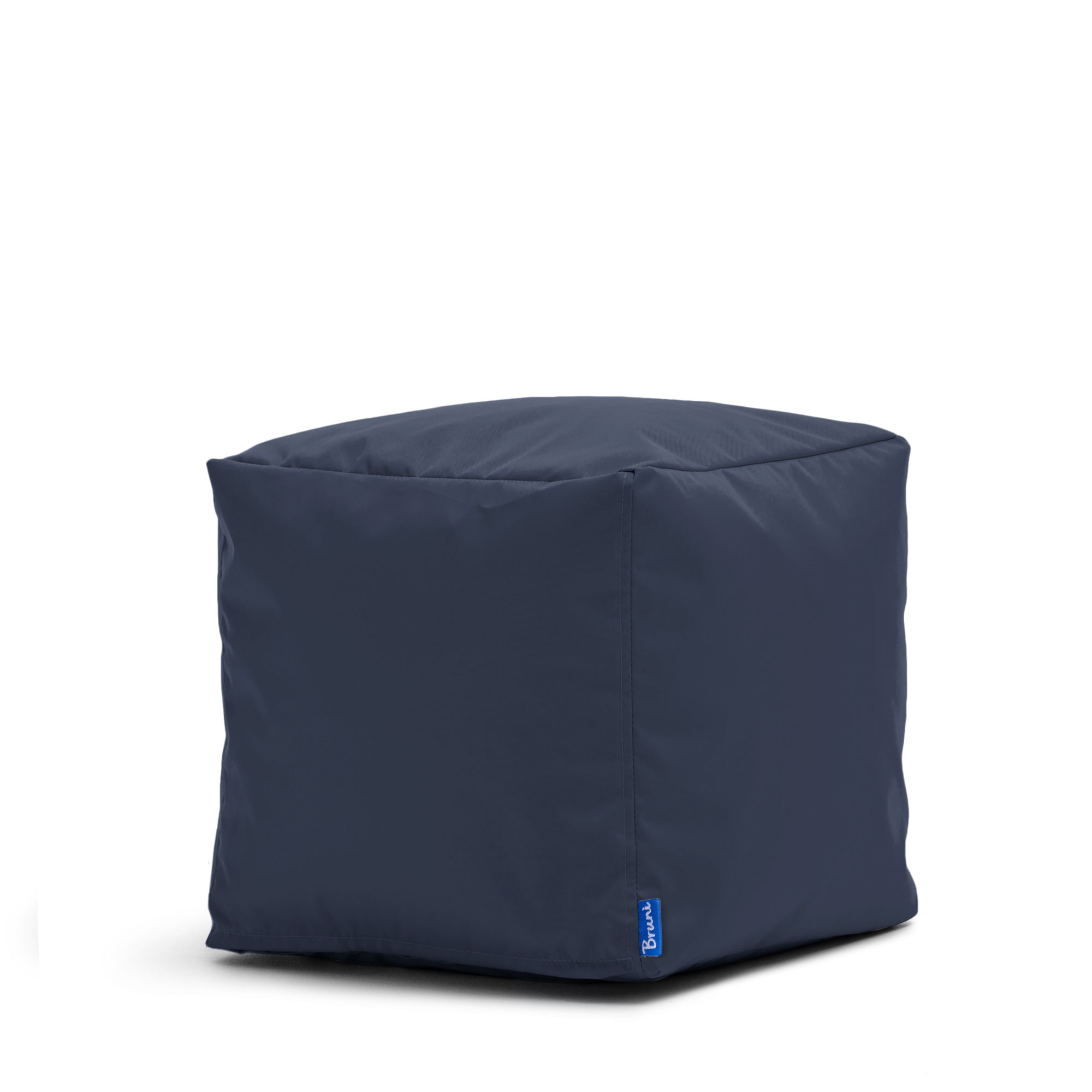 Bruni Cubo Sitzwürfel in Blaugrau - 40x40x40 cm Indoor- und Outdoor-Sitzhocker